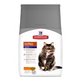 HILL´S SCIENCE PLAN CAT MATURE  ADULTO +7 HAIRBALL CONTROL POLLO