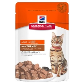 HILL´S SCIENCE PLAN CAT ADULTO PAVO POUCH