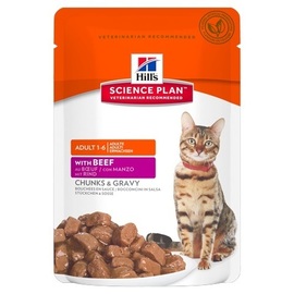 HILL´S SCIENCE PLAN CAT ADULTO VACUNO POUCH
