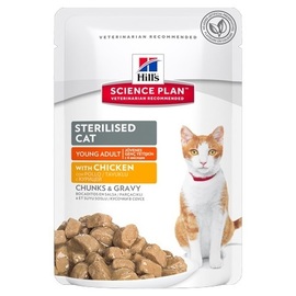 HILL´S SCIENCE PLAN CAT YOUNG ADULTO STERILISED POLLO POUCH