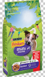 FRISKIES VITAFIT MINI MENU DOG SENIOR +7 BUEY