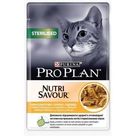 PURINA PROPLAN CAT STERILISED POLLO EN SALSA POUCH 
