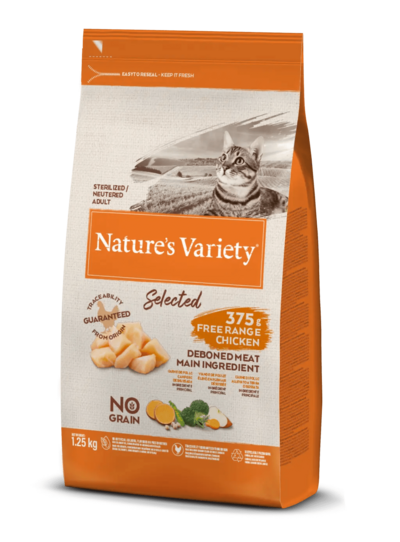 NATURE´S VARIETY CAT ADULT SELECTED STERILIZED POLLO CAMPERO