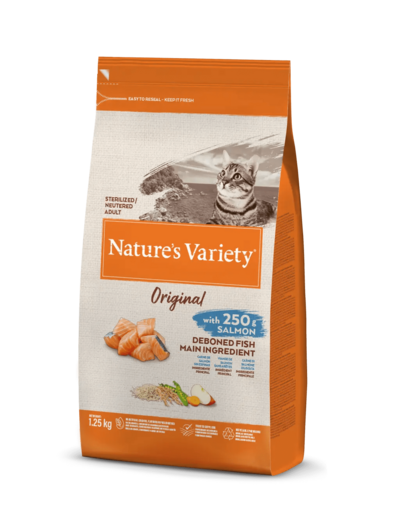 NATURE´S VARIETY CAT ADULT ORIGINAL STERILIZED SALMÓN