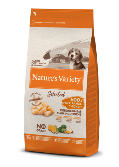  NATURE´S VARIETY DOG PUPPY SELECTED MEDIUM/MAXI POLLO CAMPERO